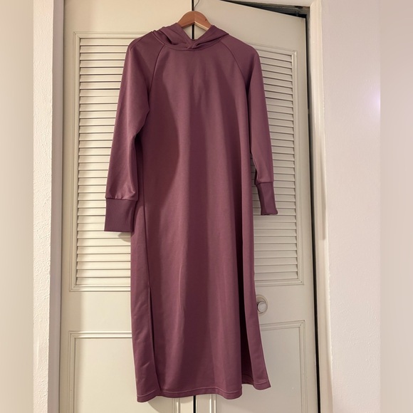 Purple Hooded Midi Dress - Halara TikTok Brand Pre-Owned Like New - Picture 10 of 12